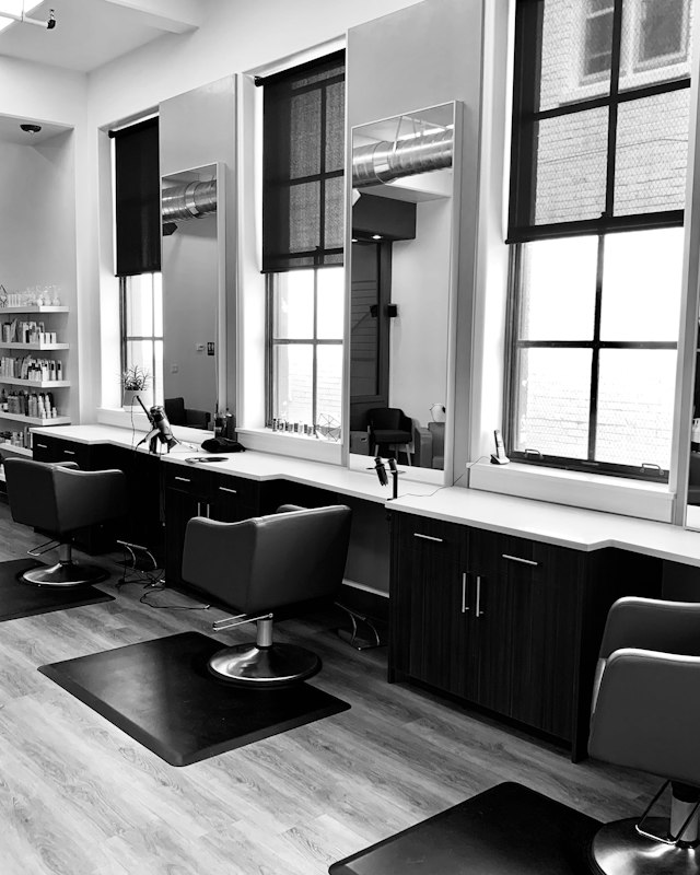 Hair salon interior